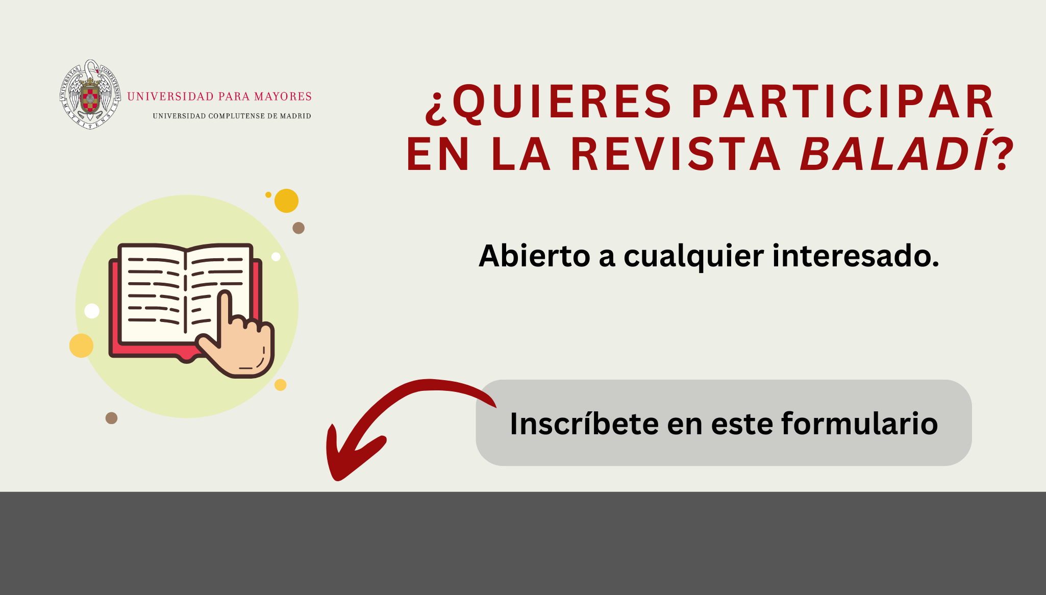 Colabora en la Revista Baladí